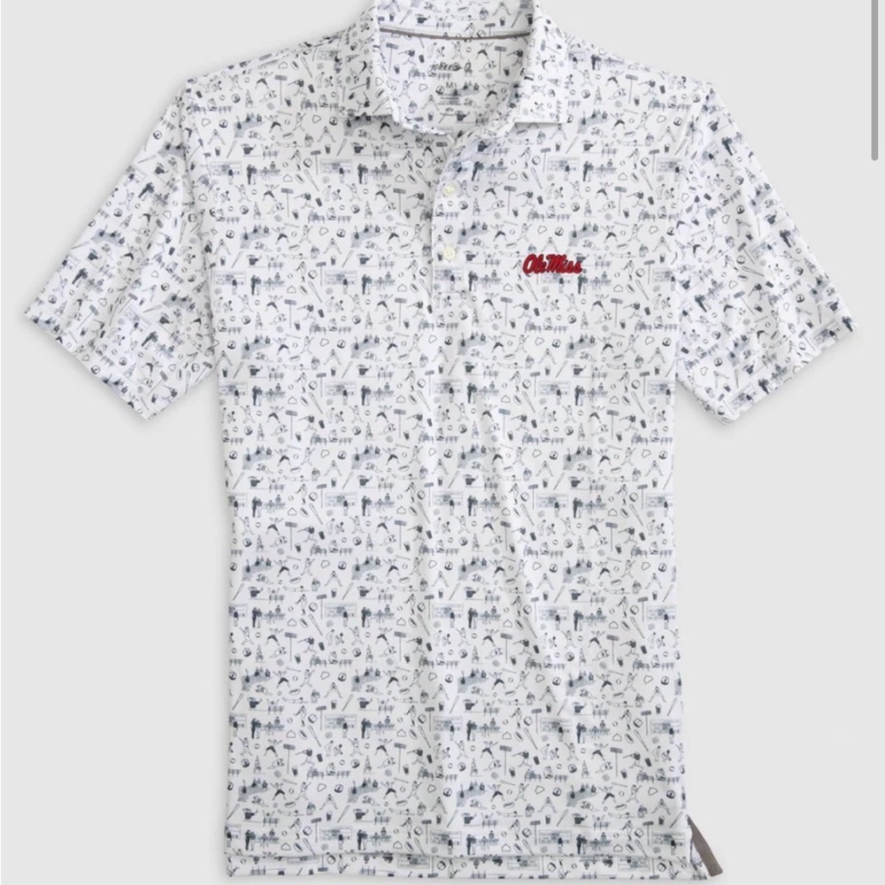 OLE MISS BASEBALL!!! Midnight Navy Johnnie-O Ballpark Polo - XL - NWT